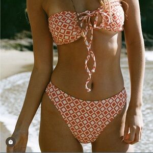 NWT Eleswims size M rio red bikini